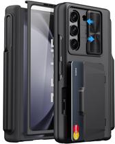 Capa de telefone SIXBOX para Samsung Galaxy Z Fold 5 preta Capa de telefone SIXBOX para Samsung Galaxy Z Fold 5 preta