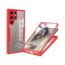 Capa De Telefone Slim Transparente De Proteção Total Dupla Face Samsung Galaxy 360 S24 S23 S22 S21