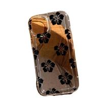 Capa De Telefone Soft Shockproof Com Estampa De Flor De Lírio Para iPhone 15 14 16 13 12 11 pro Max