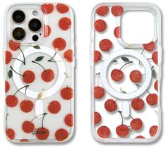 Capa de telefone Sonix para iPhone 16 Pro Cherry On Top Red Glitter