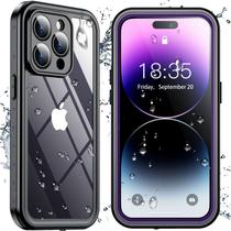 Capa de telefone SPIDERCASE impermeável com lente para iPhone 14 Pro