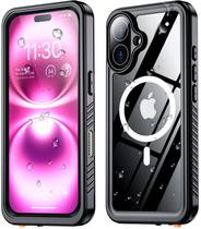 Capa de telefone SPIDERCASE magnética impermeável para iPhone 16