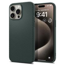 Capa de telefone Spigen Liquid Air para iPhone 15 Pro (2023) verde