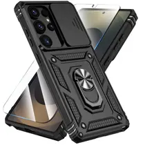 Capa de Telefone SunStory para Samsung Galaxy S25 Ultra - Preta Capa de Telefone SunStory para Samsung Galaxy S25 Ultra - Preta