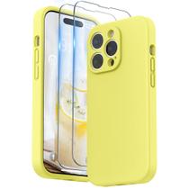 Capa de telefone SURPHY projetada para iPhone 14 Pro Max amarela