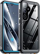 Capa de telefone Temdan à prova d'água com lente para Samsung Galaxy S25