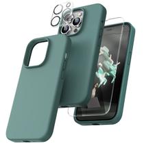 Capa de telefone TOCOL 5 em 1 para iPhone 14 Pro Max com protetores
