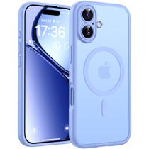 Capa de telefone TOCOL para iPhone 17 com proteção de câmera azul claro