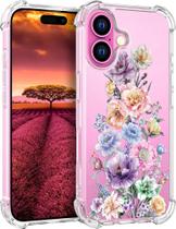 Capa de telefone Topgraph compatível com iPhone 16 Clear Capa de telefone Topgraph compatível com iPhone 16 Clear