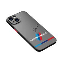 Capa De Telefone TPU Com Logo Azul E Vermelho Para Apple iPhone 16 pro 13 pro XR 16e 15 12 Mini 14