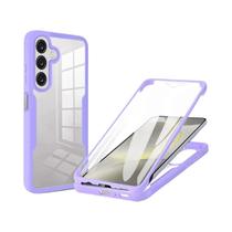 Capa De Telefone Transparente Anti Choque E Anti Queda 360 Totalmente Envolvente Para Samsung Galaxy