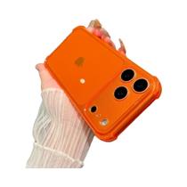 Capa De Telefone Transparente Anti-Queda Com Quatro Cantos Para iPhone 17 16 15 14 13 12 Mini XS 11