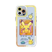Capa De Telefone Transparente Cute Eevee Para iPhone 6S 7 8 plus 11 pro 12 Mini 13 14 pro Max 15 pro - MINISO