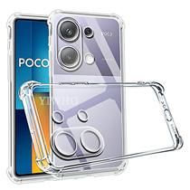 Capa De Telefone Transparente E À Prova De Choque Em Silicone TPU Macio Para Xiaomi Poco M6 pro 4G