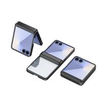 Capa De Telefone Transparente E Eletroplated À Prova De Choque Para Samsung Galaxy Z Flip 7 6 5 4 3