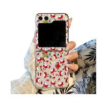 Capa De Telefone Transparente Em PC Com Estampa De Rena De Natal Para Samsung Galaxy Z Flip7 FE 6 5