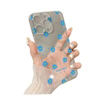 Capa De Telefone Transparente Em TPU Macio Com Estampa De Margarida Para iPhone 17 16 15 14 13 12 11