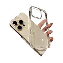Capa De Telefone Transparente Para iPhone 16-11 pro Max, Protetor De Choque Em Acrílico Macio