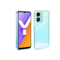 Capa de telefone transparente para Vivo Y02s 4G com proteção de câmera Capa de telefone transparente para Vivo Y02s 4G com proteção de câmera