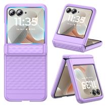 Capa de telefone VEGO Motorola Razr 2025/2024 Roxa Roxa Hard PC