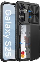 Capa de Telefone Vihibii para Samsung Galaxy S25 com Suporte para Cartão