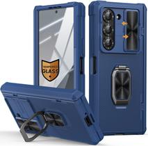 Capa de telefone Vihibii Ring Stand para Samsung Galaxy Z Fold 6