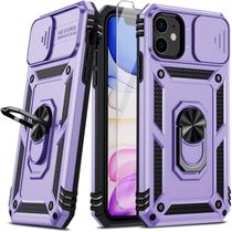 Capa de telefone Vinve para iPhone 11 com capa de lente deslizante lavanda Capa de telefone Vinve para iPhone 11 com capa de lente deslizante lavanda