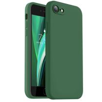 Capa de telefone Vooii para iPhone SE/7/8 com bordas quadradas verdes