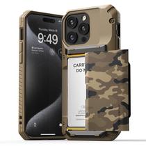Capa de telefone VRS DESIGN Damda Glide Pro com porta-cartões iPhone 15 Pro Max