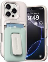 Capa de telefone VRS DESIGN Orb para iPhone 16 Pro (2024) Verde marinho