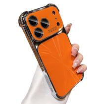 Capa de telefone YAOZOCASE para iPhone 13 Luxury Bling Orange