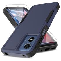 Capa de telefone yuanming Moto G Play 2024 azul Military Grade