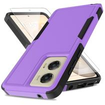 Capa de telefone yuanming Moto G Stylus 5G 2024 roxa de camada dupla Capa de telefone yuanming Moto G Stylus 5G 2024 roxa de camada dupla
