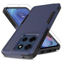 Capa de telefone yuanming Moto G Stylus 5G 2025 Dual Layer Blue Capa de telefone yuanming Moto G Stylus 5G 2025 Dual Layer Blue