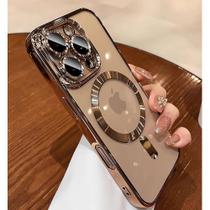 Capa de telefone Zinlyuen Magnetic Clear para iPhone 16 Pro 6.3