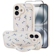 Capa de telefone ZIYE para iPhone 16 de 6,1 polegadas com alça de dedo