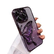 Capa de telefone Zkacase Luxury galvanizada para iPhone 15 Plus