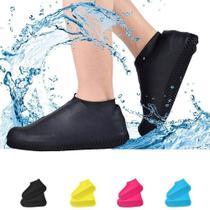 Capa De Tênis Protetora Sapato Para Chuva Silicone Impermeável Antiderrapante