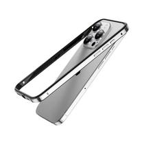Capa De Titânio Para iPhone 12 13 14 15 16 pro Max, Luxuosa, Estrutura De Alumínio Leve, Parte