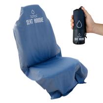 Capa de toalha para assento de carro Seat Hoodie Premium Microfiber Navy Capa de toalha para assento de carro Seat Hoodie Premium Microfiber Navy