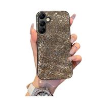 Capa De TPU Luxuosa Com Padrão De Grade Brilhante Para Samsung Galaxy A14 A15 A16 A35 A36 S25 S24
