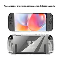 Capa De TPU Transparente E Macia Para NS Switch 2, Acessórios De Jogos À Prova De Choque E Queda
