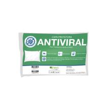 Capa de Travesseiro 50x70cm com Zíper Proteção Antiviral e Conforto Extra