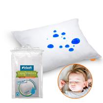 Capa de Travesseiro Bebê Impermeável Antiácaro e Mofo 100% Algodão 200 Fios 30 x 40 cm