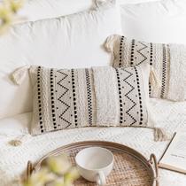 Capa de travesseiro BlissBlush Decorative Lombar 30x50cm Conjunto de 2