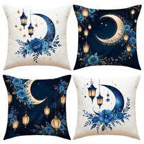 Capa de travesseiro clássica europeia Moon and Lantern 45x45cm