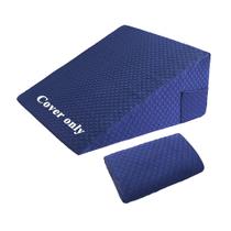 Capa de travesseiro em cunha Mistuki acolchoada Triangle Incline 24x25x12cm