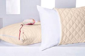 Capa de Travesseiro Impermeável Com Zíper