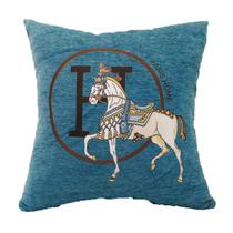 Capa de travesseiro Luxury Horse & Letter Print 45x45cm, pelúcia curta