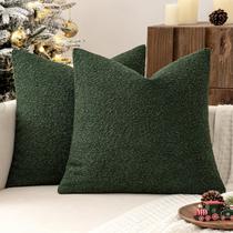 Capa de travesseiro MIULEE Christmas 50x50cm, verde escuro, conjunto de 2 Capa de travesseiro MIULEE Christmas 50x50cm, verde escuro, conjunto de 2